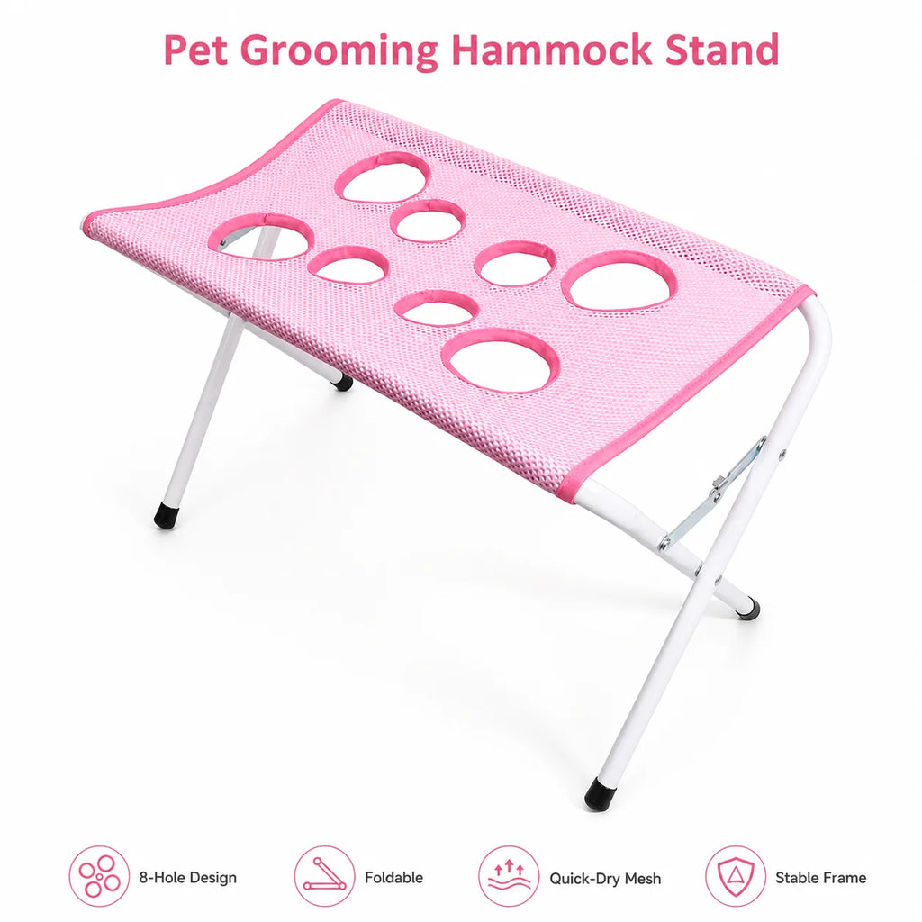 PawHammock™ Bath Stand 🐾🛁 — Stress-Free Pet Bathing
